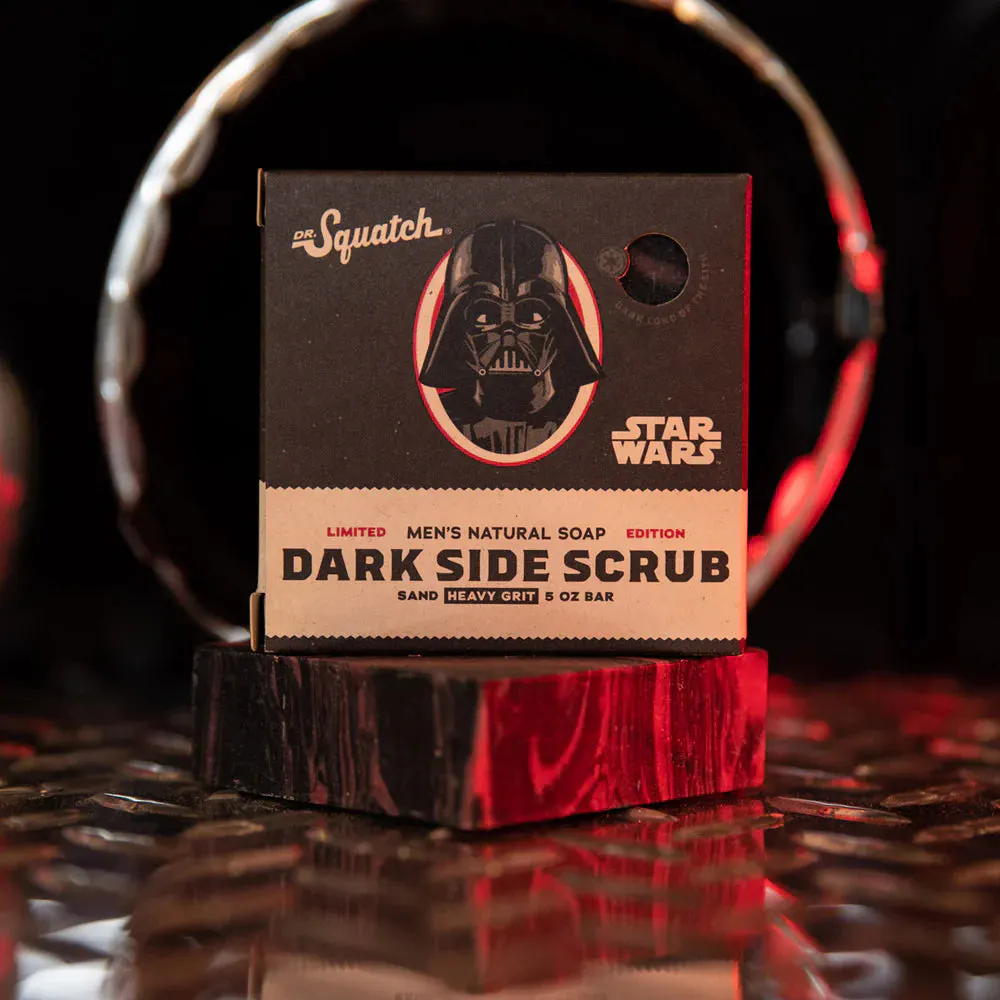 Dr Squatch Star Wars Dark Side Scrub Bar Soap 141g, view 3