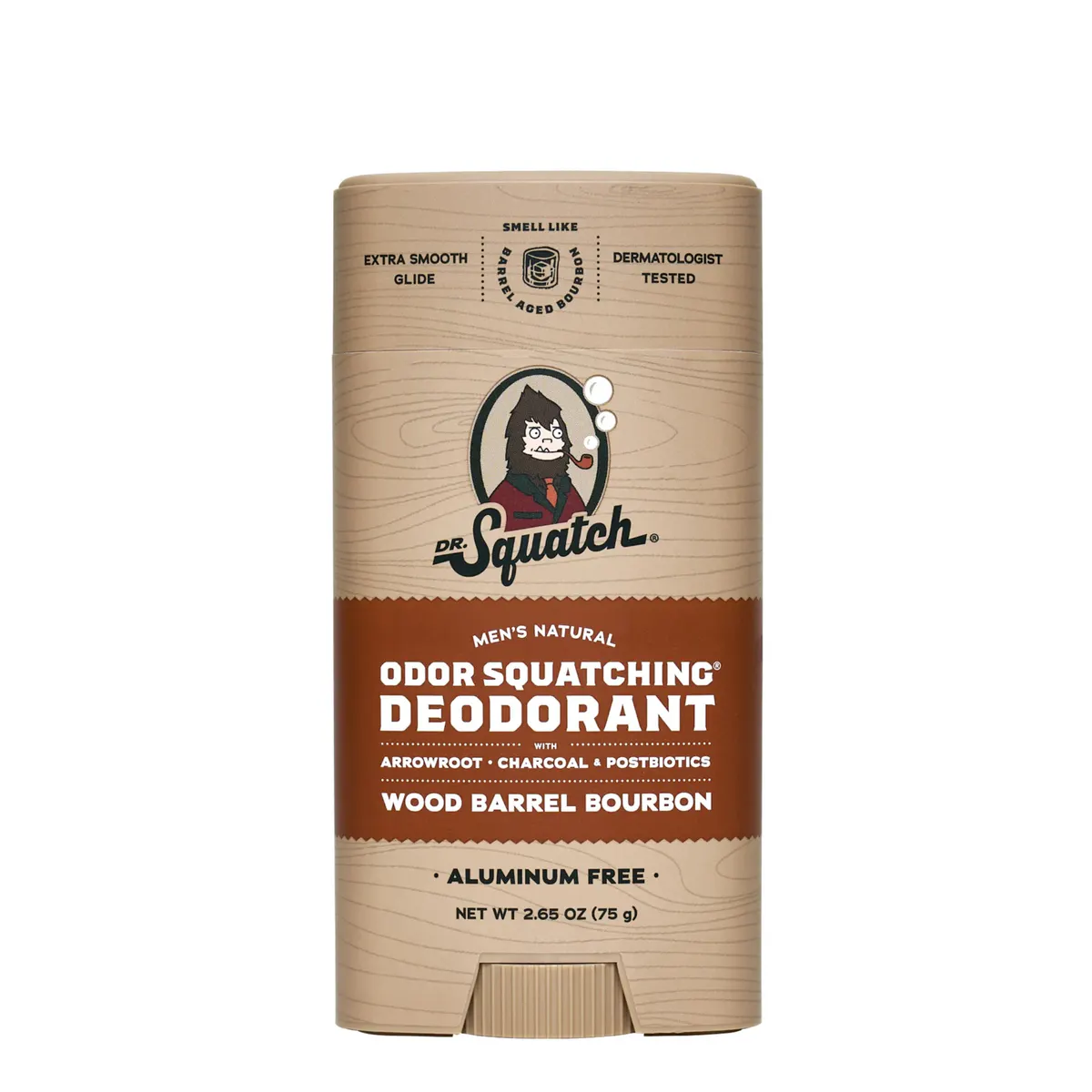 Dr Squatch Wood Barrel Bourbon Natural Deodorant for Men 75g Trio Bundle, view 6