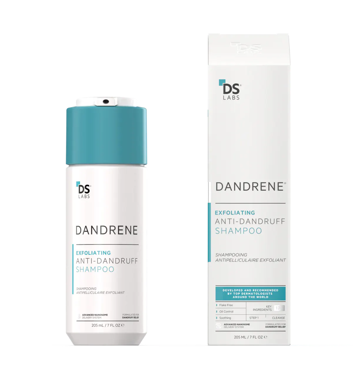 DS Laboratories Dandrene Exfoliating Anti-Dandruff Shampoo 205ml