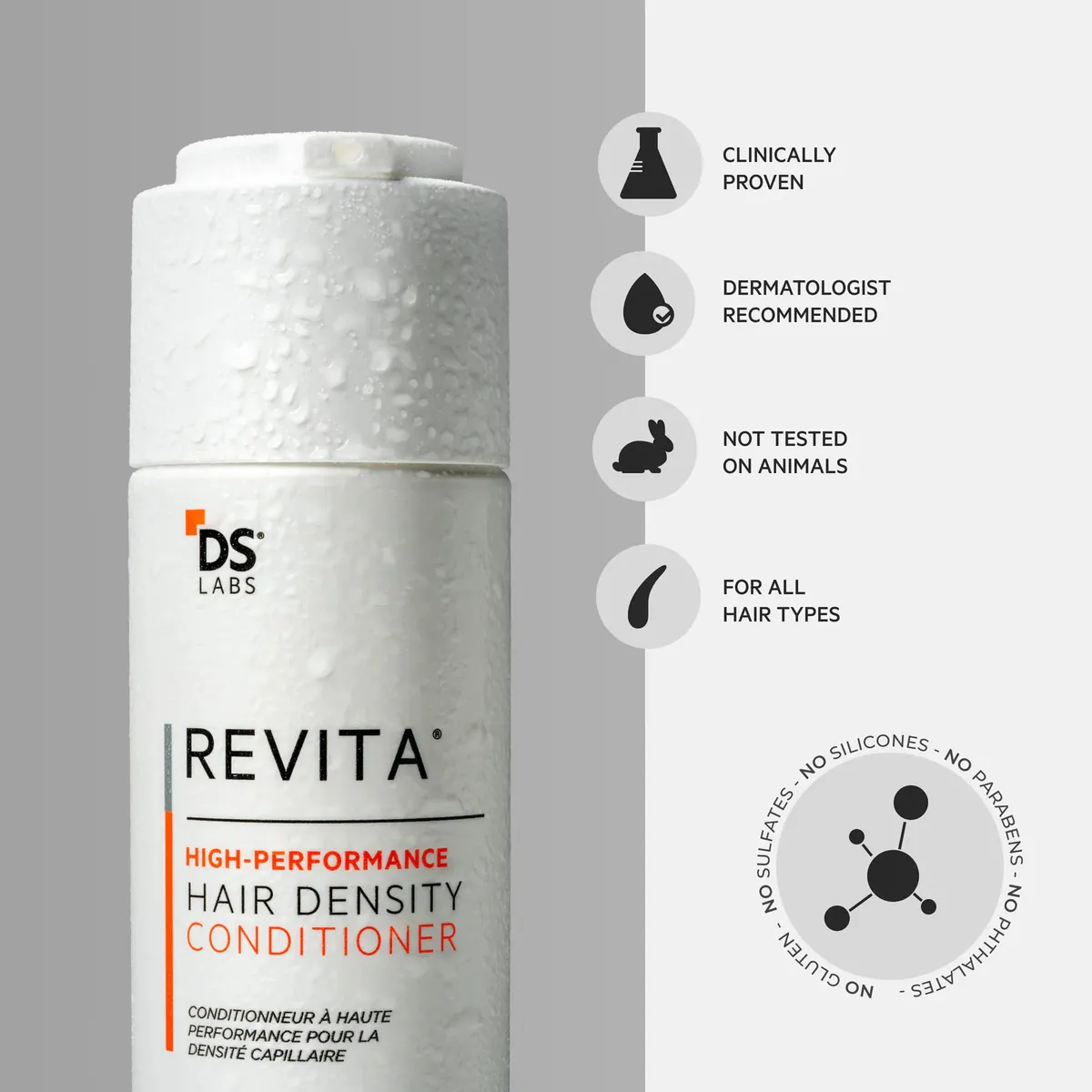 DS Laboratories Revita High-Performance Hair Density Conditioner 205ml, view 13