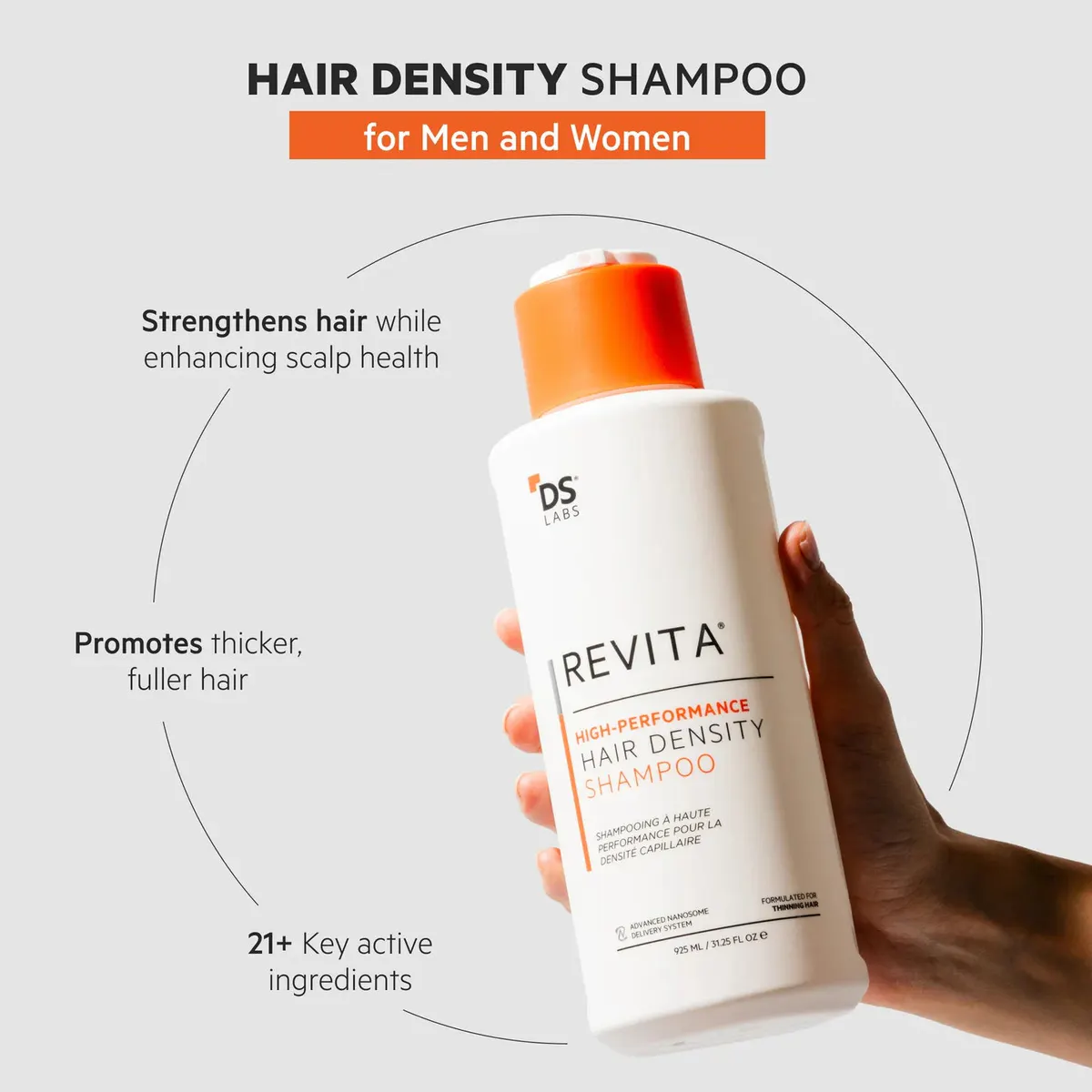 DS Laboratories Revita Hair Growth Density Shampoo 925ml, view 3