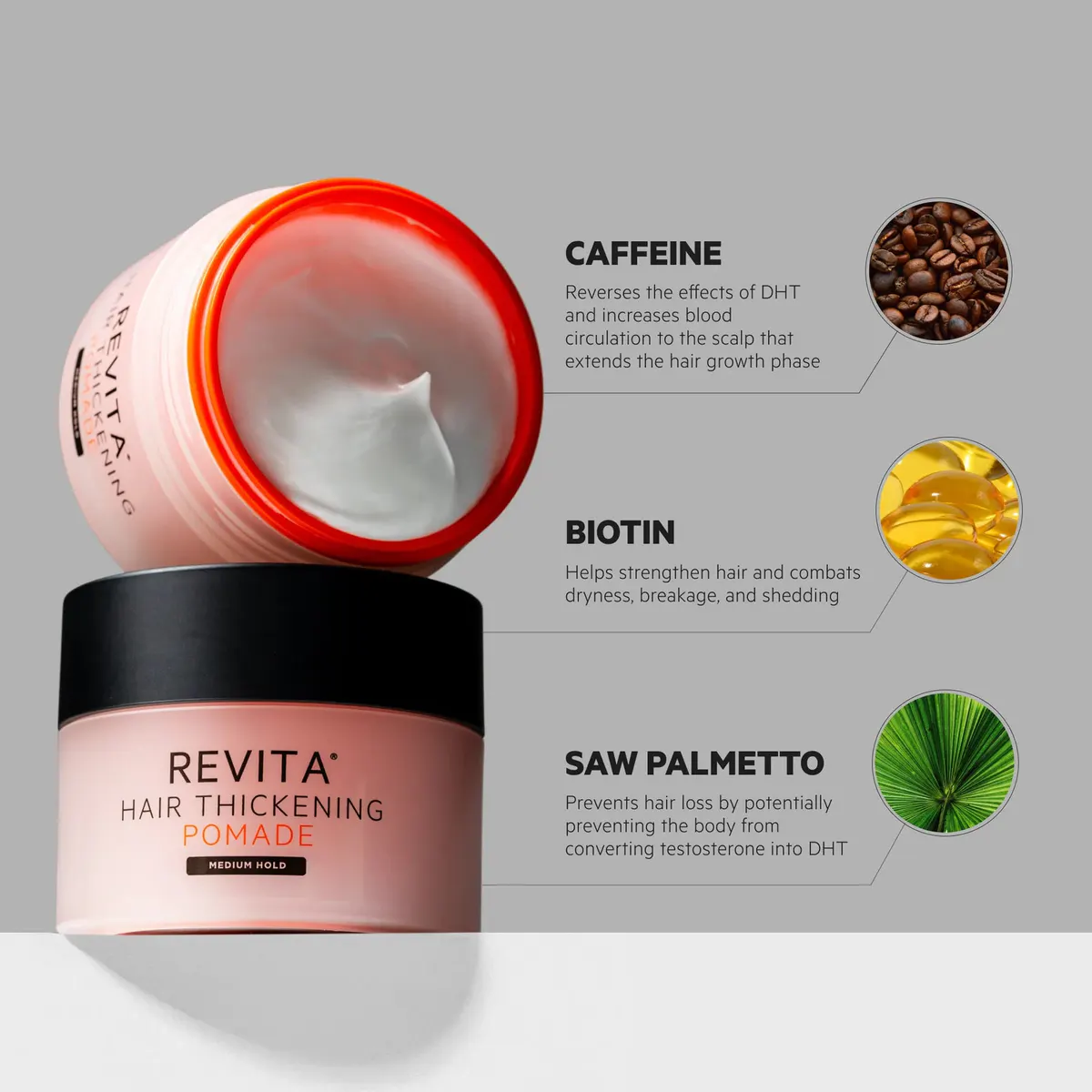 DS Laboratories Revita High-Performance Hair Thickening Pomade 100ml, view 4