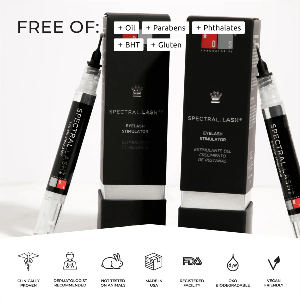 DS Laboratories Spectral.LASH Advanced Eyelash Conditioning Serum 2.4ml, view 2