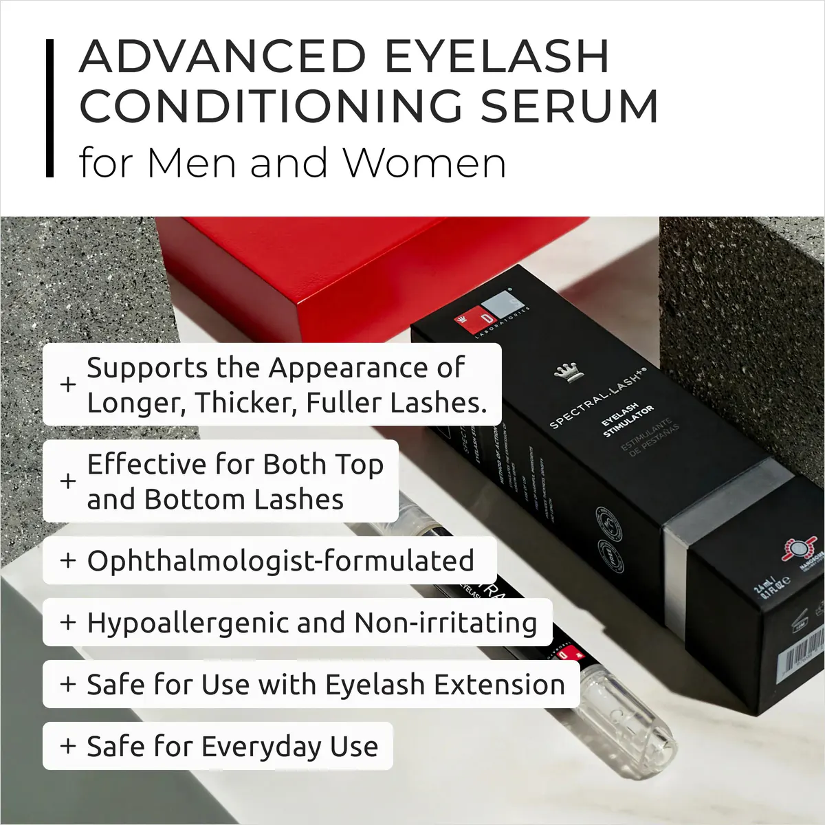 DS Laboratories Spectral.LASH Advanced Eyelash Conditioning Serum 2.4ml, view 6