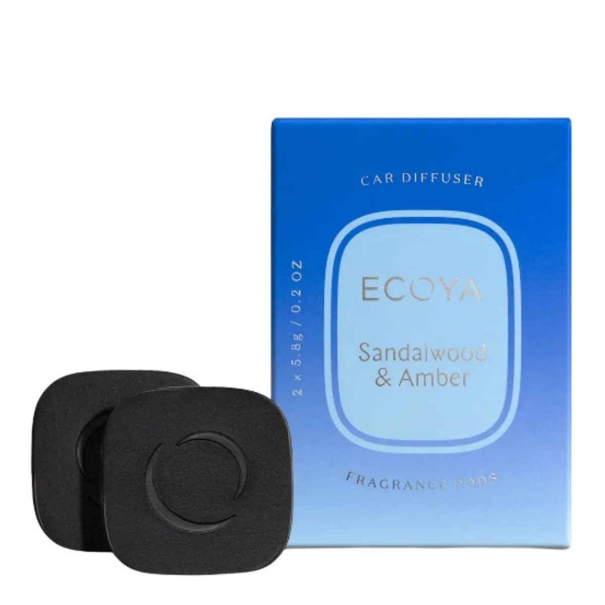 ECOYA Car Diffuser Refill - Sandalwood & Amber