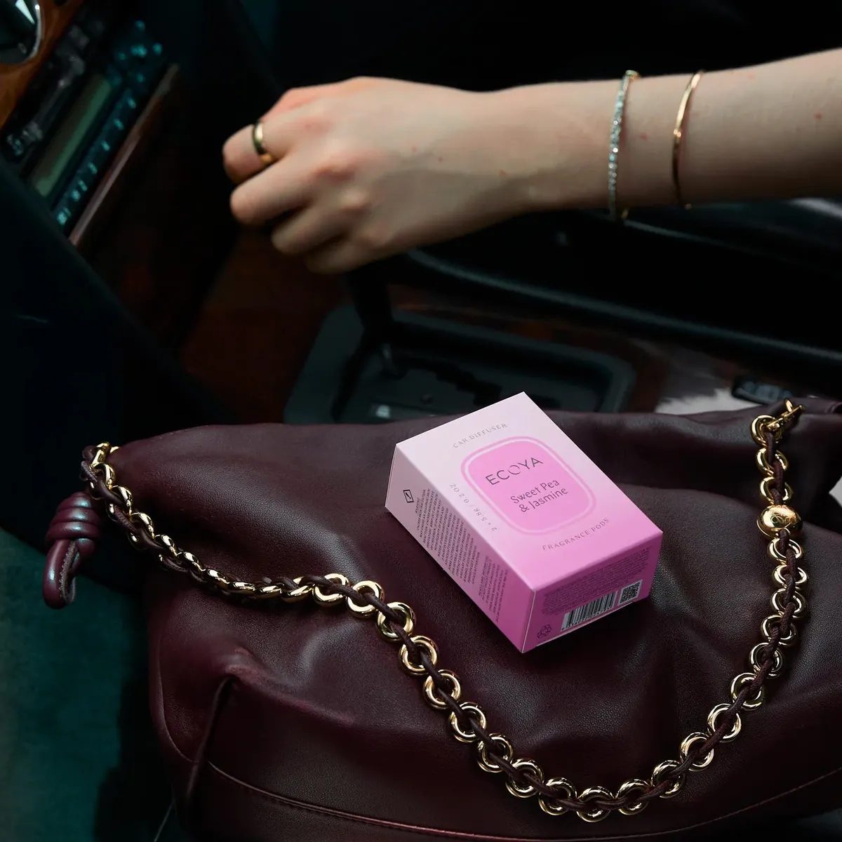 ECOYA Car Diffuser Refill - Sweet Pea & Jasmine, view 5