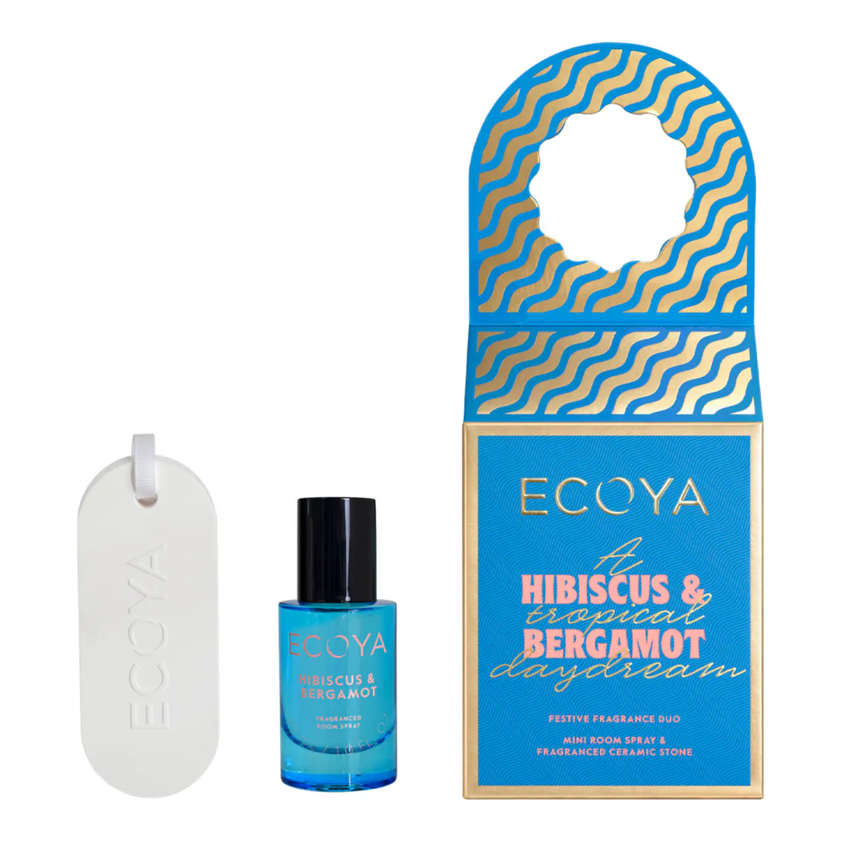 ECOYA Festive Fragrance Duo - Hibiscus & Bergamot