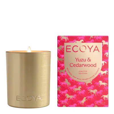 ECOYA Goldie Candle 460g - Yuzu & Cedarwood