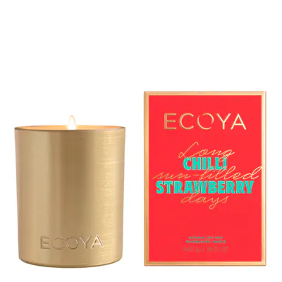 ECOYA Goldie Candle 460g - Chilli Strawberry