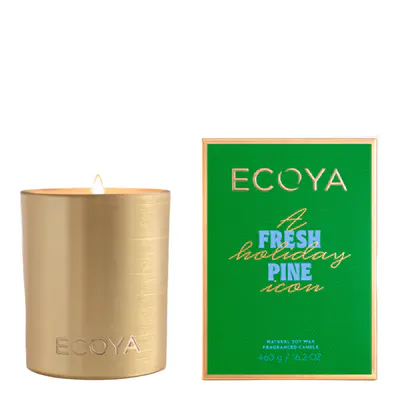 ECOYA Goldie Candle 460g - Fresh Pine