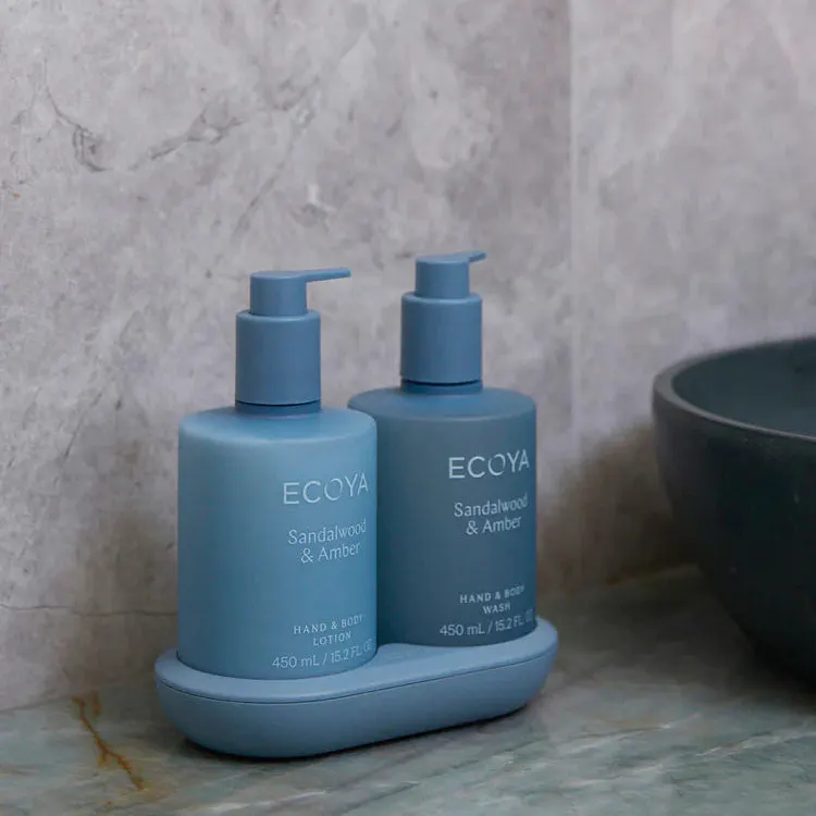 ECOYA Hand & Body Lotion 450ml - Sandalwood & Amber, view 5