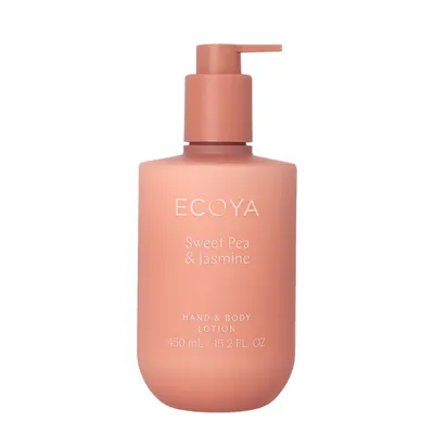 ECOYA Hand & Body Lotion 450ml - Sweet Pea & Jasmine