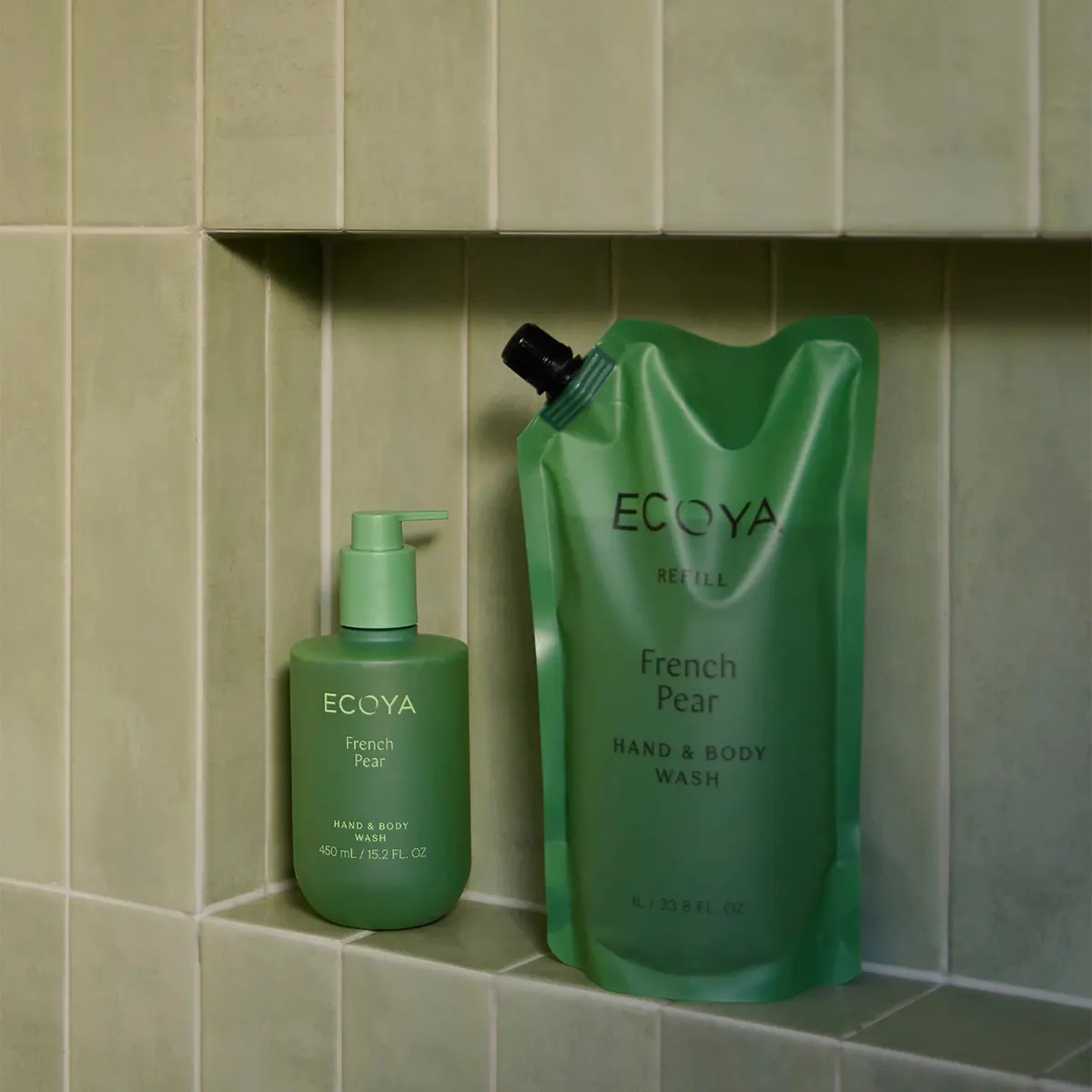 ECOYA Hand & Body Wash 450ml - French Pear, view 5