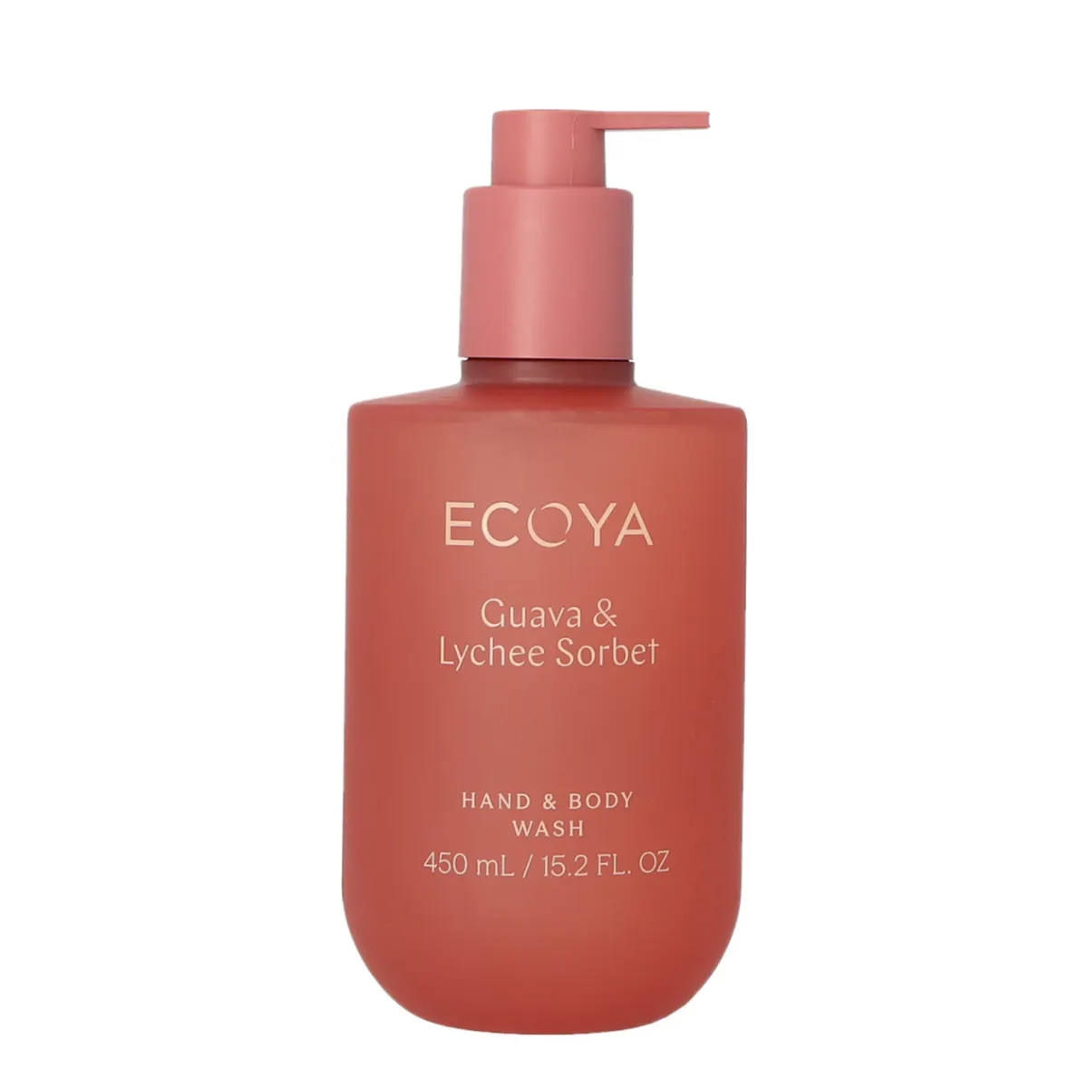 ECOYA Hand & Body Wash 450ml - Guava & Lychee Sorbet