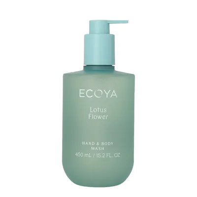 ECOYA Hand & Body Wash 450ml - Lotus Flower