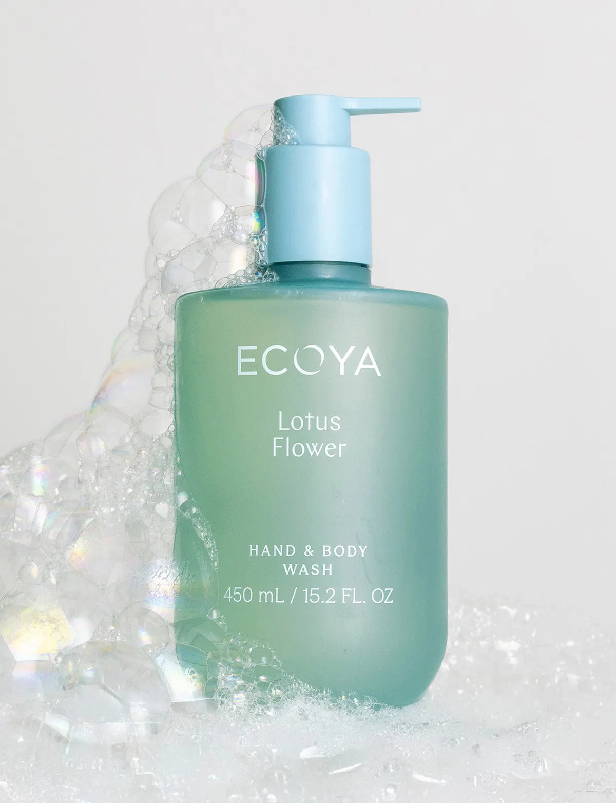 ECOYA Hand & Body Wash 450ml - Lotus Flower, view 6