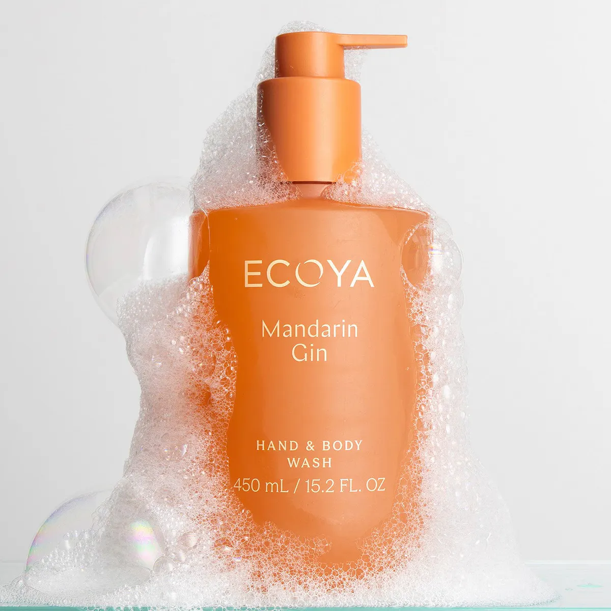 ECOYA Hand & Body Wash 450ml - Mandarin Gin, view 6