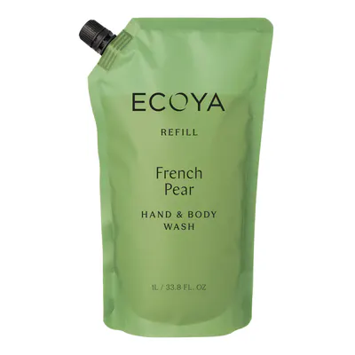 ECOYA Hand & Body Wash Refill 1000ml - French Pear