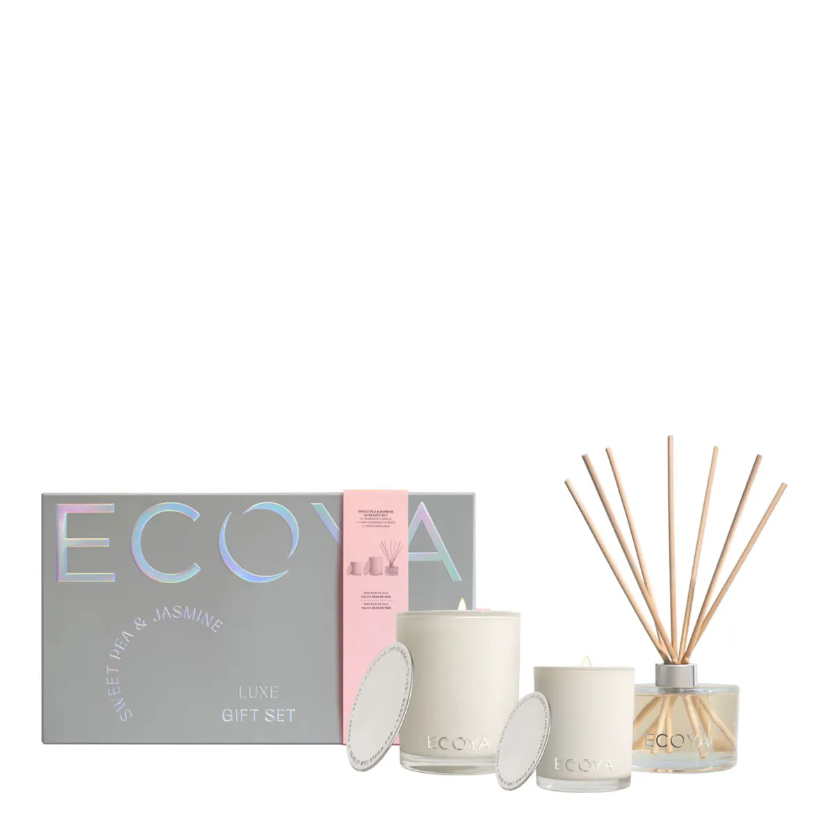 ECOYA Luxe Gift Set - Sweet Pea & Jasmine