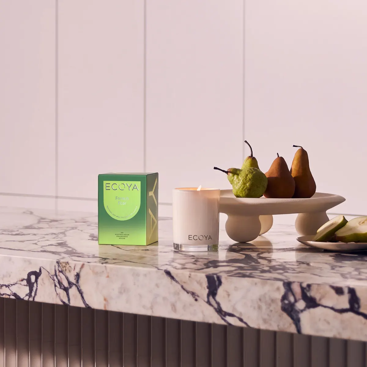 ECOYA Madison Candle 400g - French Pear, view 3