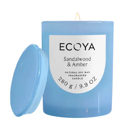 ECOYA Metro Candle Sandalwood & Amber 270g