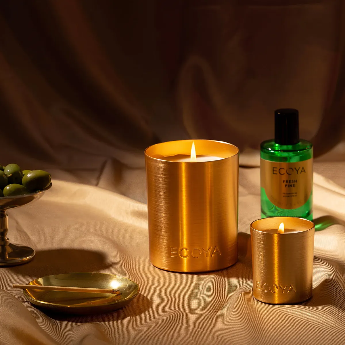 ECOYA Mini Goldie Candle 105g - Fresh Pine, view 2