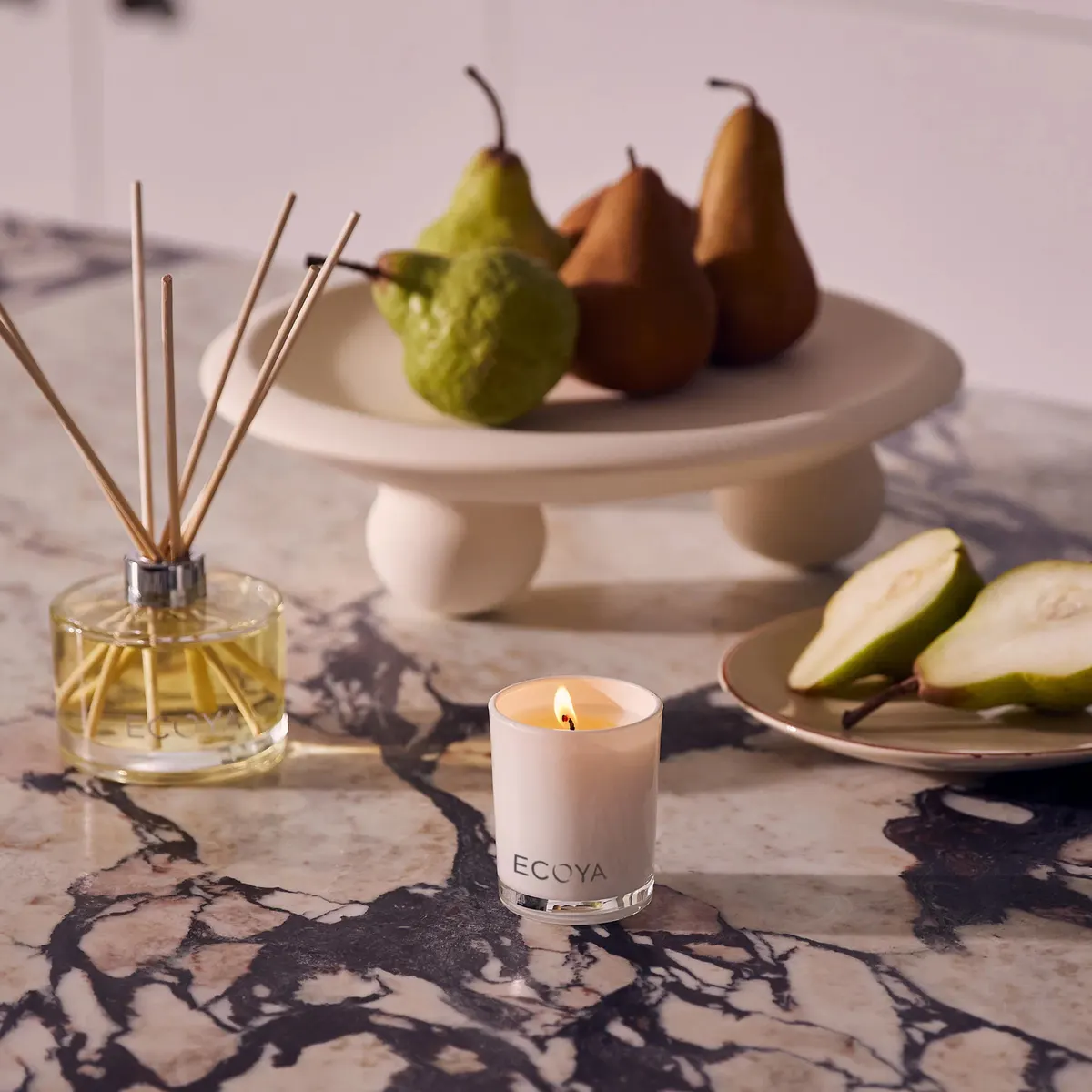 ECOYA Mini Madison Candle 80g - French Pear, view 4