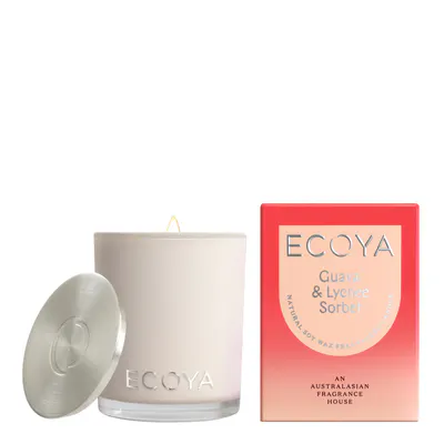 ECOYA Mini Madison Candle 80g - Guava & Lychee Sorbet