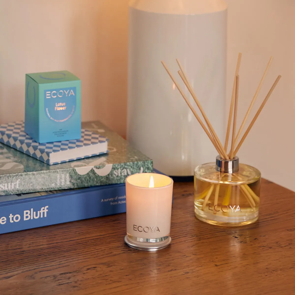 ECOYA Mini Madison Candle 80g - Lotus Flower, view 2