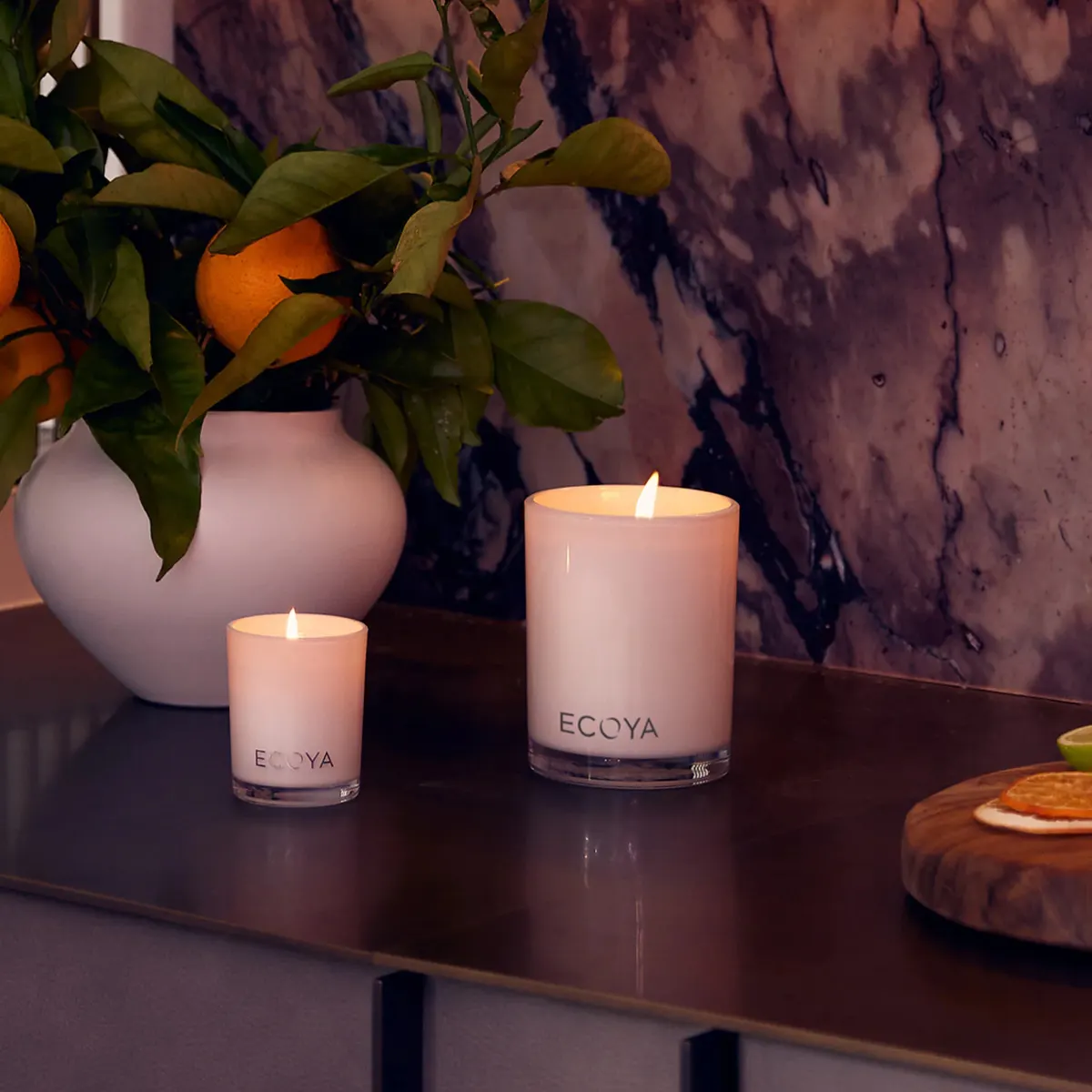 ECOYA Mini Madison Candle 80g - Mandarin Gin, view 3