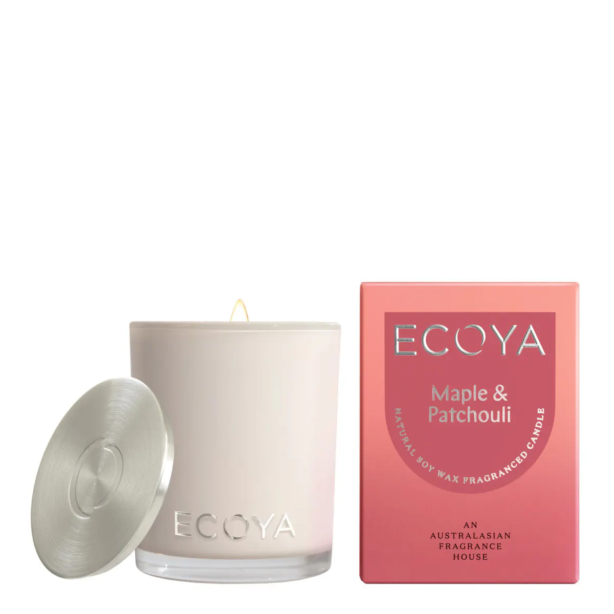 ECOYA Mini Madison Candle 80g - Maple & Patchouli