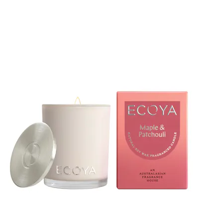 ECOYA Mini Madison Candle 80g - Maple & Patchouli