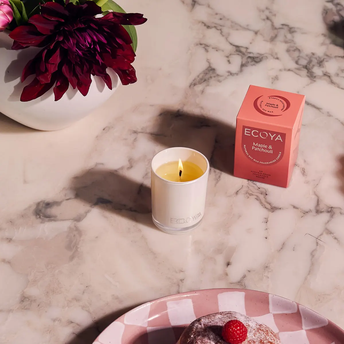 ECOYA Mini Madison Candle 80g - Maple & Patchouli, view 2