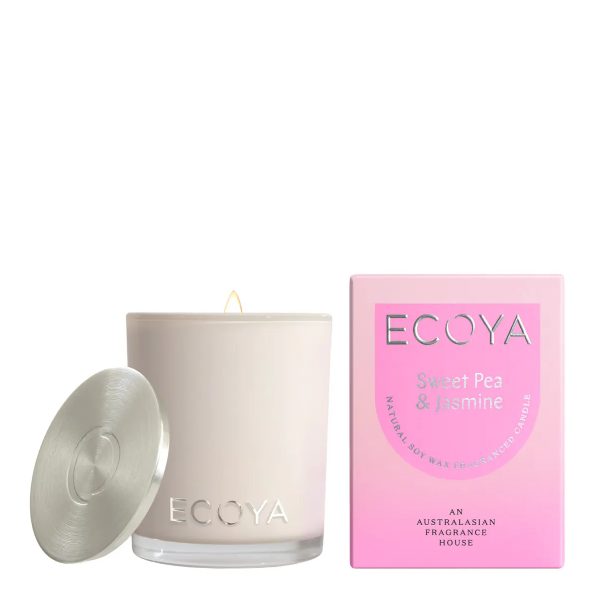 ECOYA Mini Madison Candle 80g - Sweet Pea & Jasmine