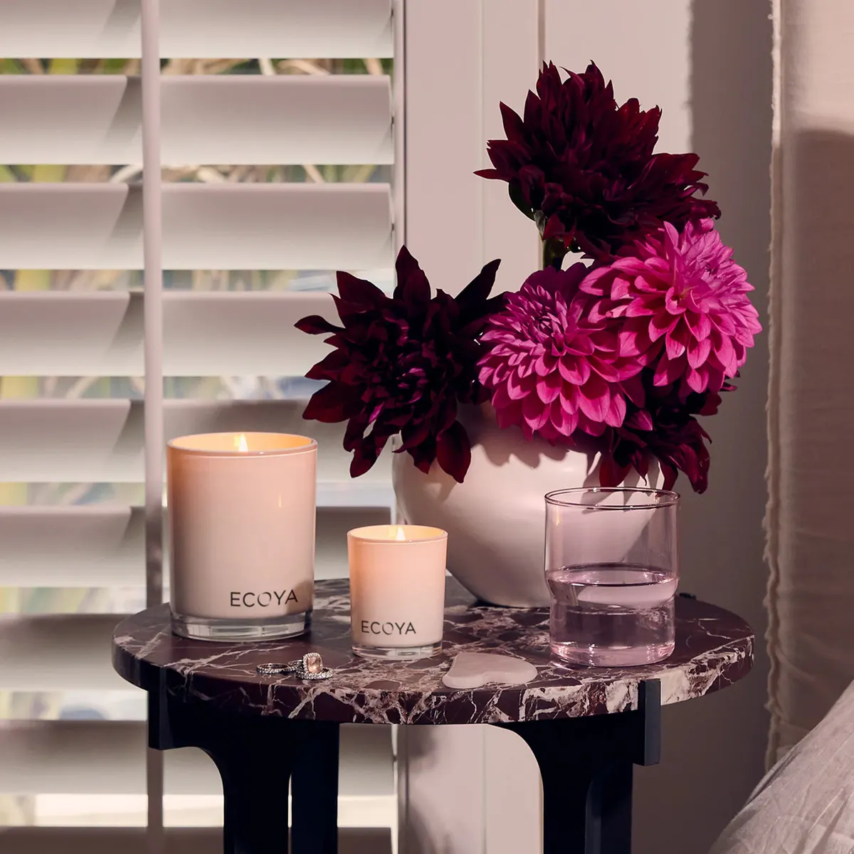 ECOYA Mini Madison Candle 80g - Sweet Pea & Jasmine, view 3