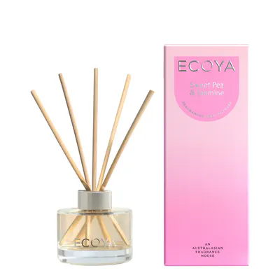 ECOYA Mini Reed Diffuser 50g - Sweet Pea & Jasmine