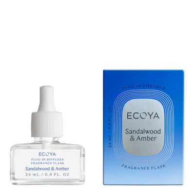 ECOYA Plug-In Diffuser Fragrance Flask 24ml - Sandalwood & Amber