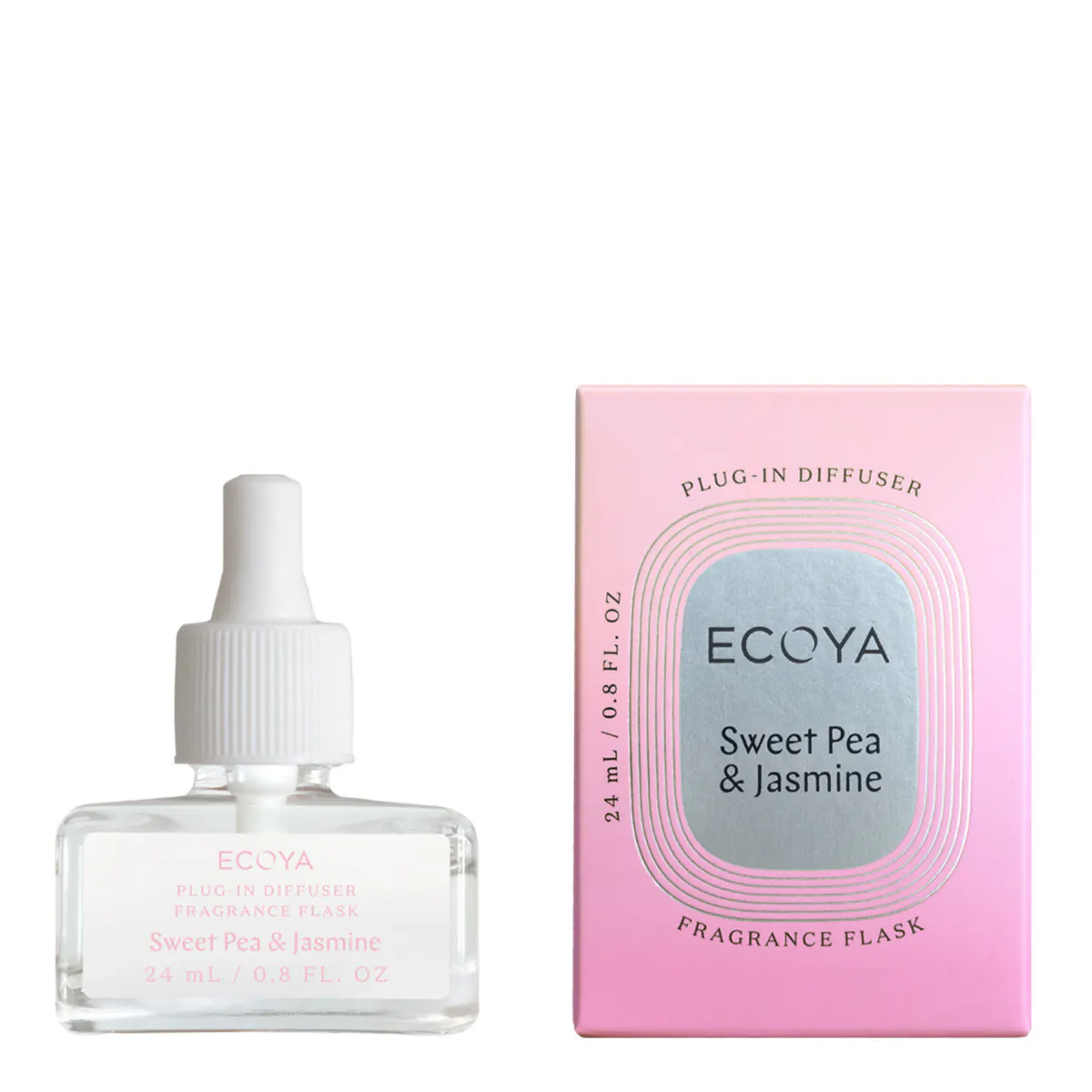 ECOYA Plug-In Diffuser Fragrance Flask 24ml - Sweet Pea & Jasmine