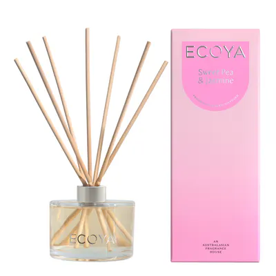 ECOYA Reed Diffuser 200ml - Sweet Pea & Jasmine