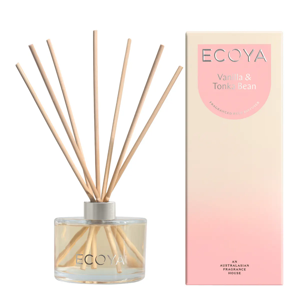 ECOYA Reed Diffuser 200ml - Vanilla & Tonka Bean