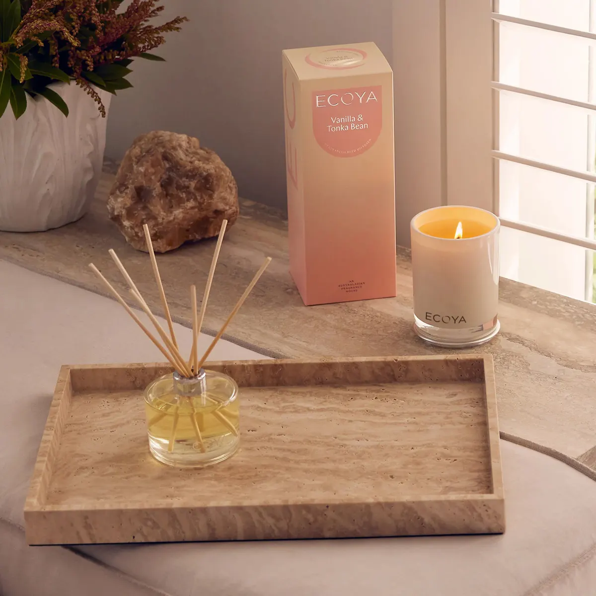ECOYA Reed Diffuser 200ml - Vanilla & Tonka Bean, view 3