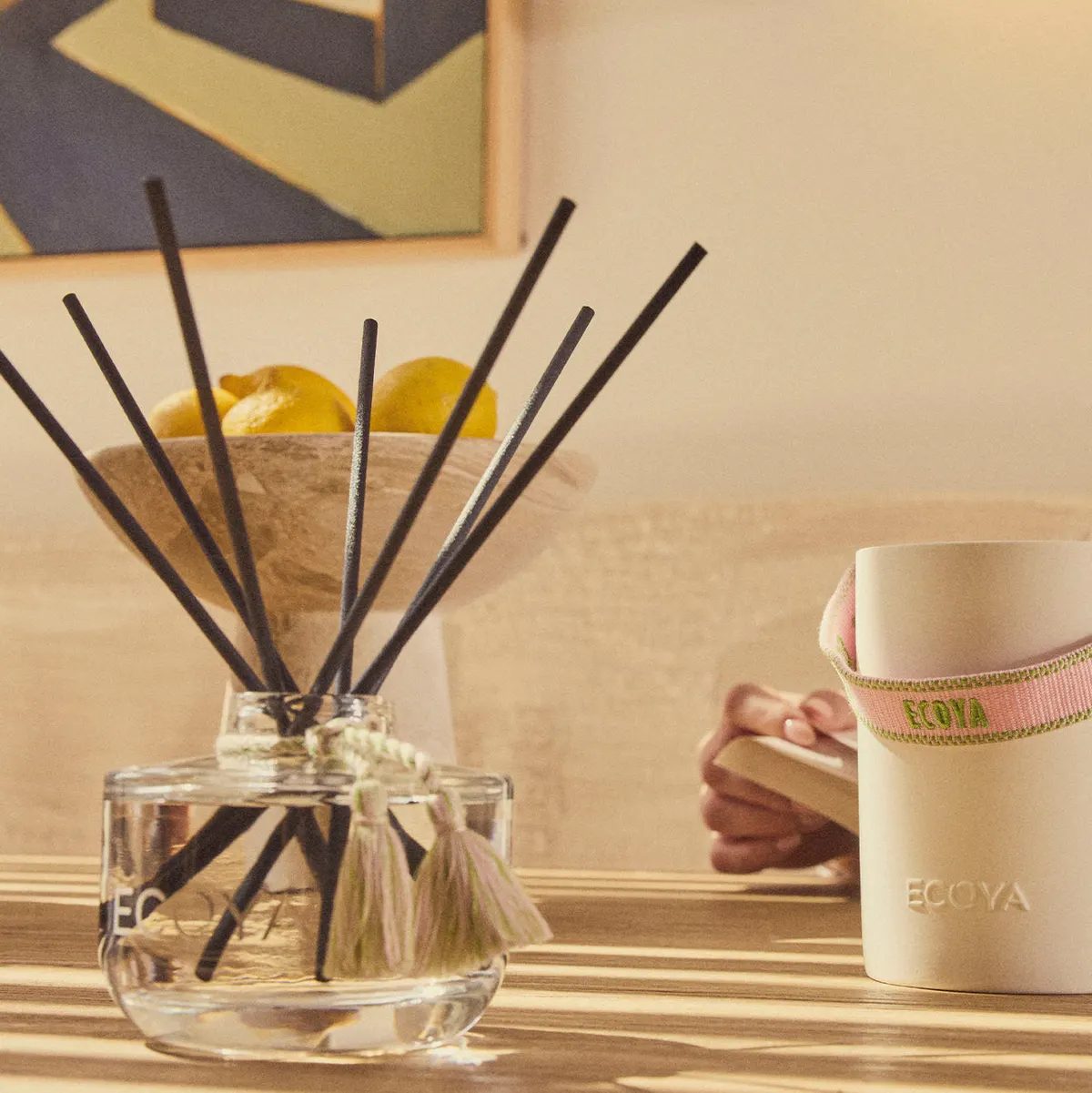 ECOYA Reed Diffuser Blackcurrant & Mint 200ml, view 2