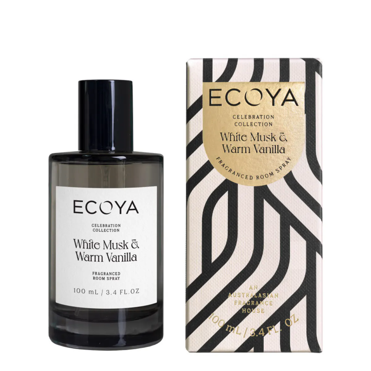 ECOYA Celebration Room Spray 100ml - White Musk & Warm Vanilla