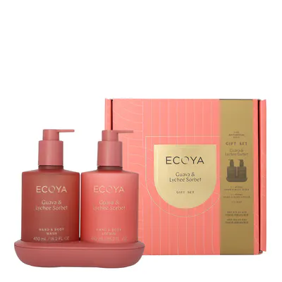 ECOYA The Bathroom Gift Pack - Guava & Lychee Sorbet