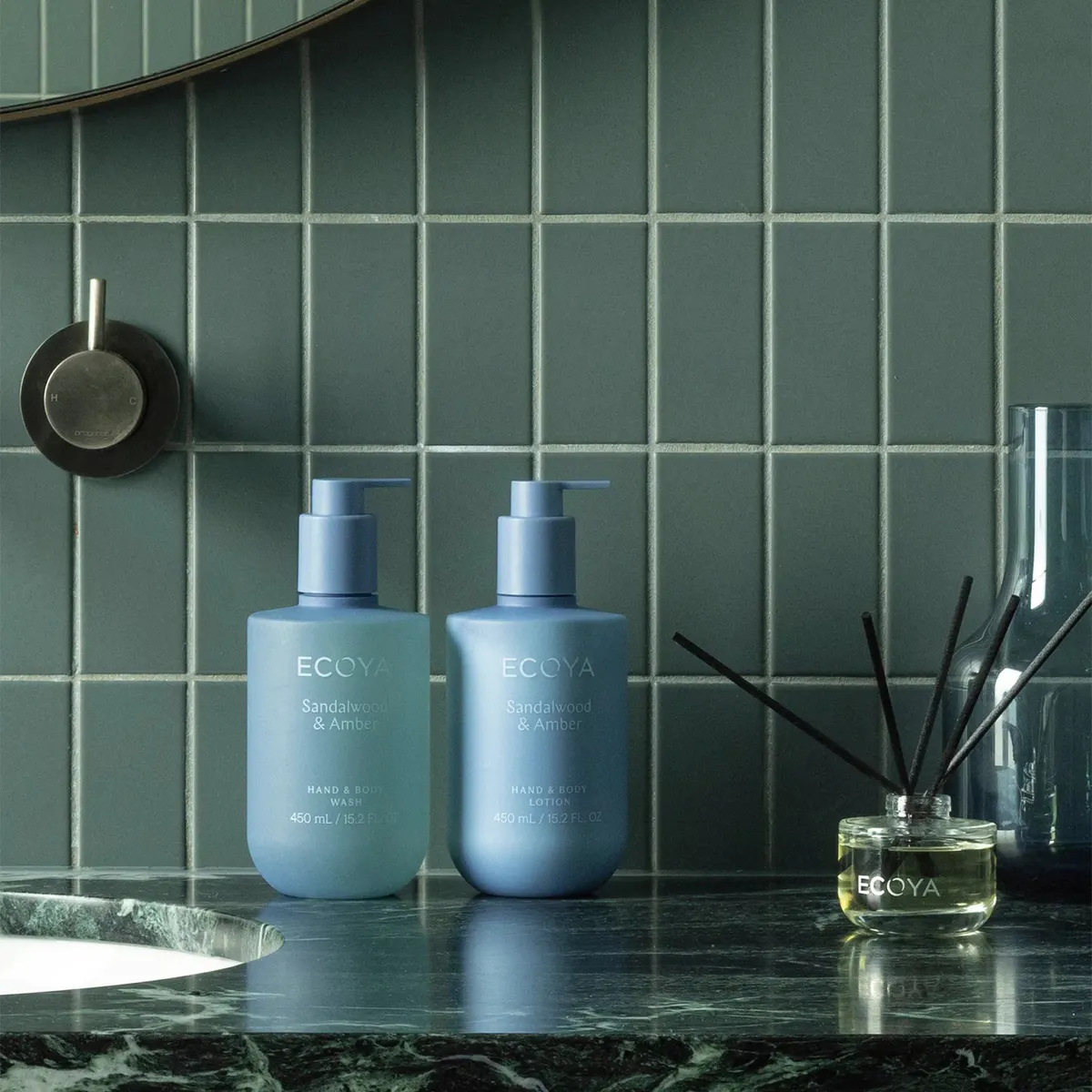 ECOYA The Bathroom Gift Pack - Sandalwood & Amber, view 2