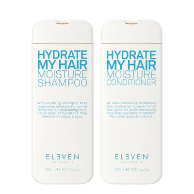 ELEVEN Australia Hydrate My Hair Shampoo and Conditioner Duo Bundle