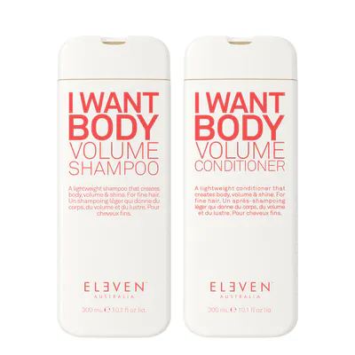 ELEVEN Australia I Want Body Volume Shampoo and Conditioner Duo Bundle