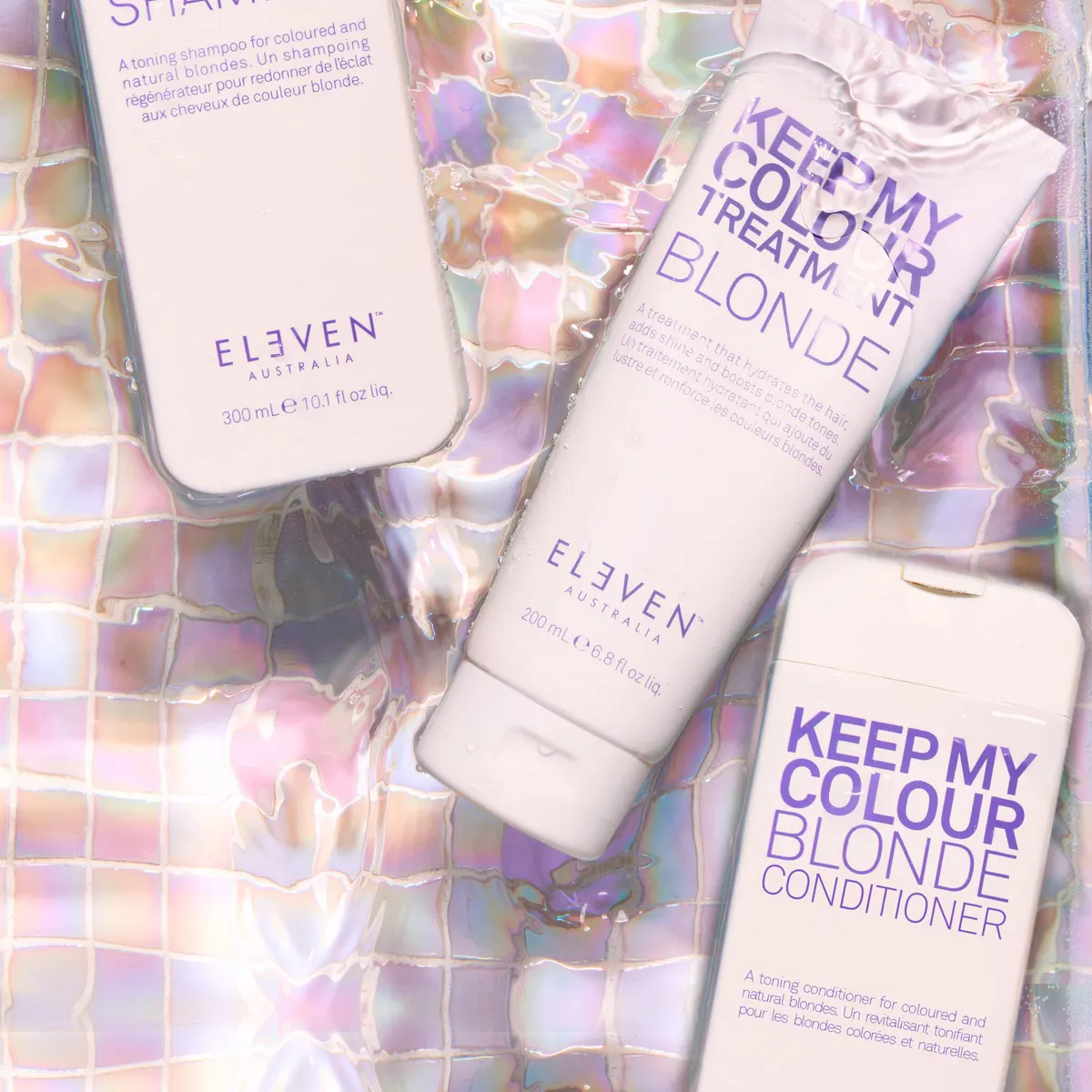 ELEVEN Australia Keep My Colour Blonde Shampoo and Conditioner Duo Bundle, view 4