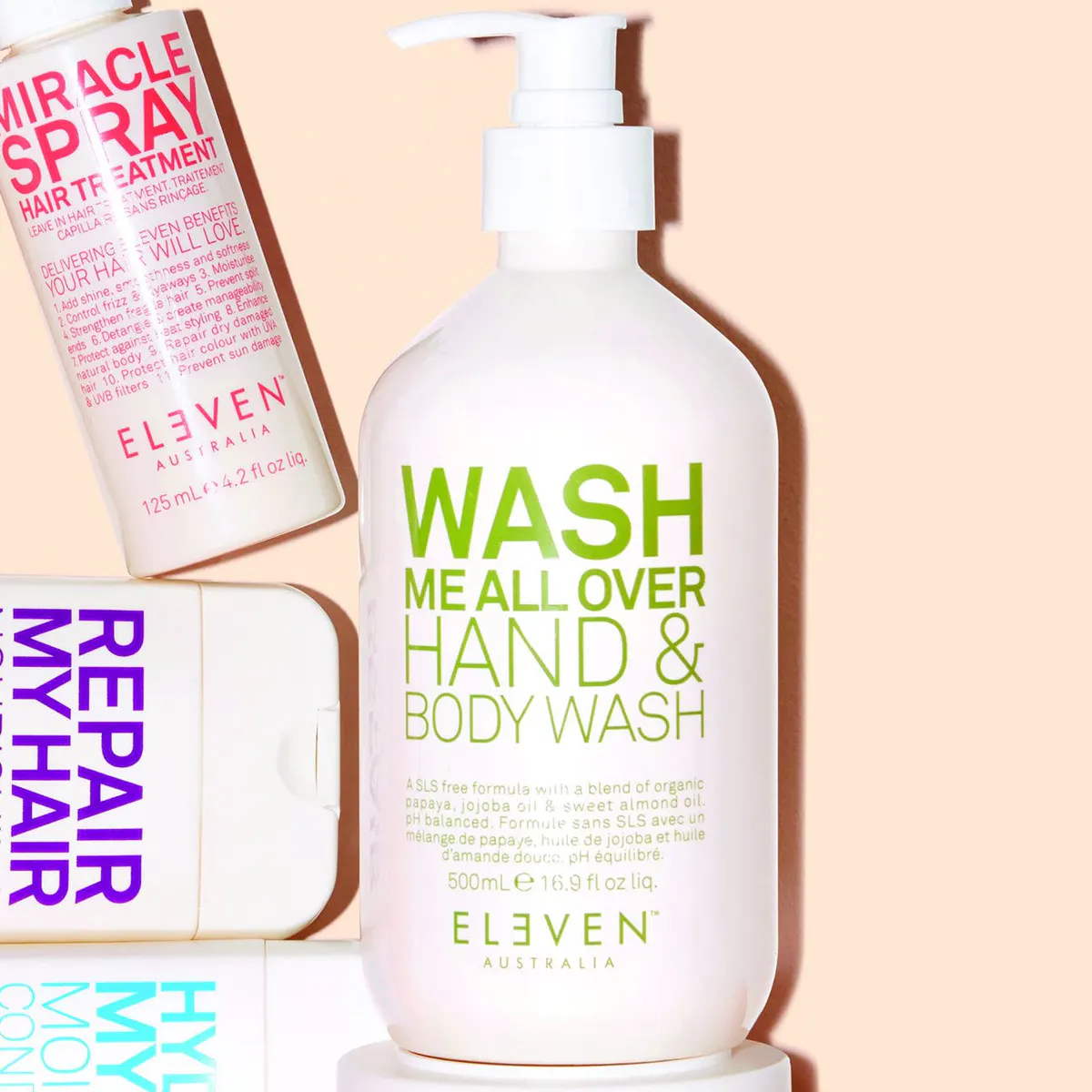 ELEVEN Australia Wash Me All Over Hand & Body Wash 500ml, view 3