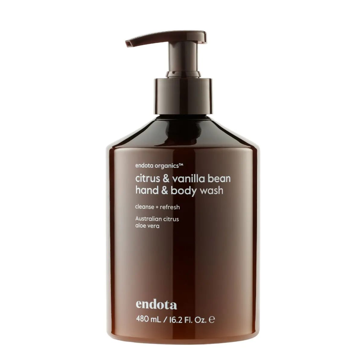 Endota Citrus & Vanilla Bean Hand & Body Wash 480ml